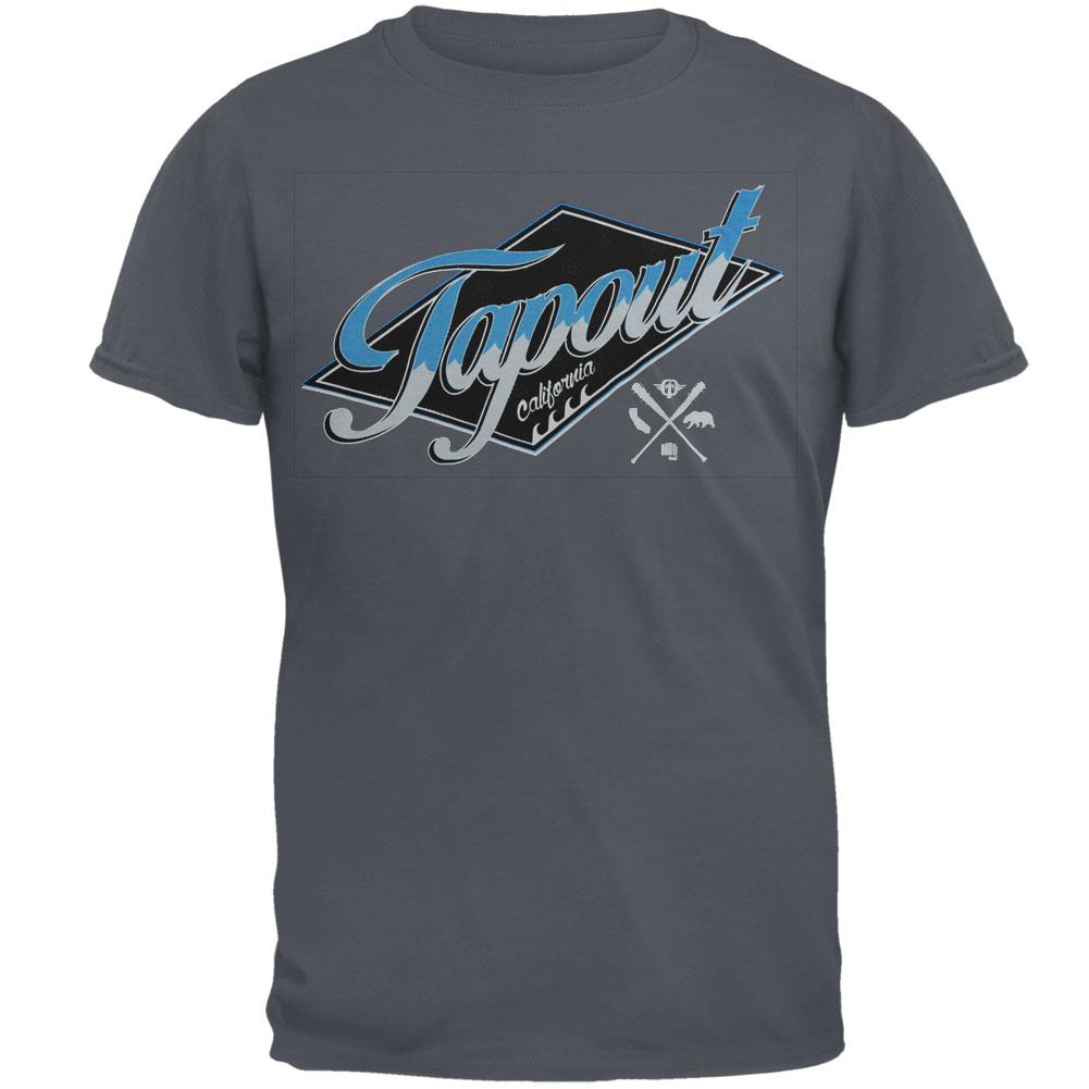 Tapout - Thug Surf Mens Soft T Shirt Men's T-Shirts TapouT SM Grey