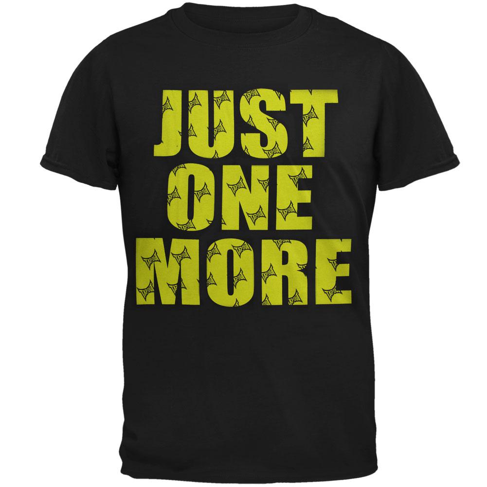 Tapout - Just One More Mens T Shirt Men's T-Shirts TapouT SM Black