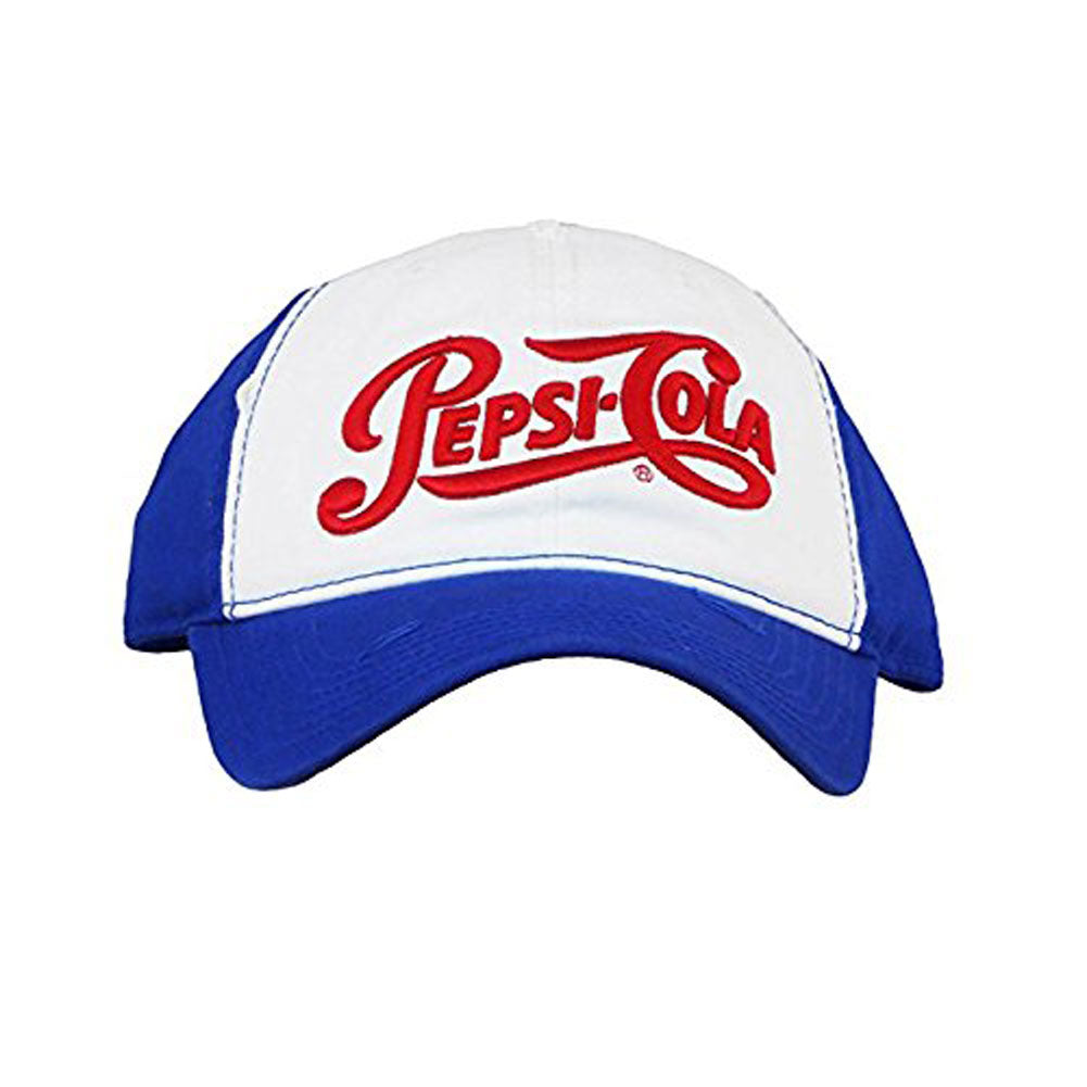 Pepsi - Cursive Logo Adjustable Baseball Cap Adjustable Baseball Caps Pepsi