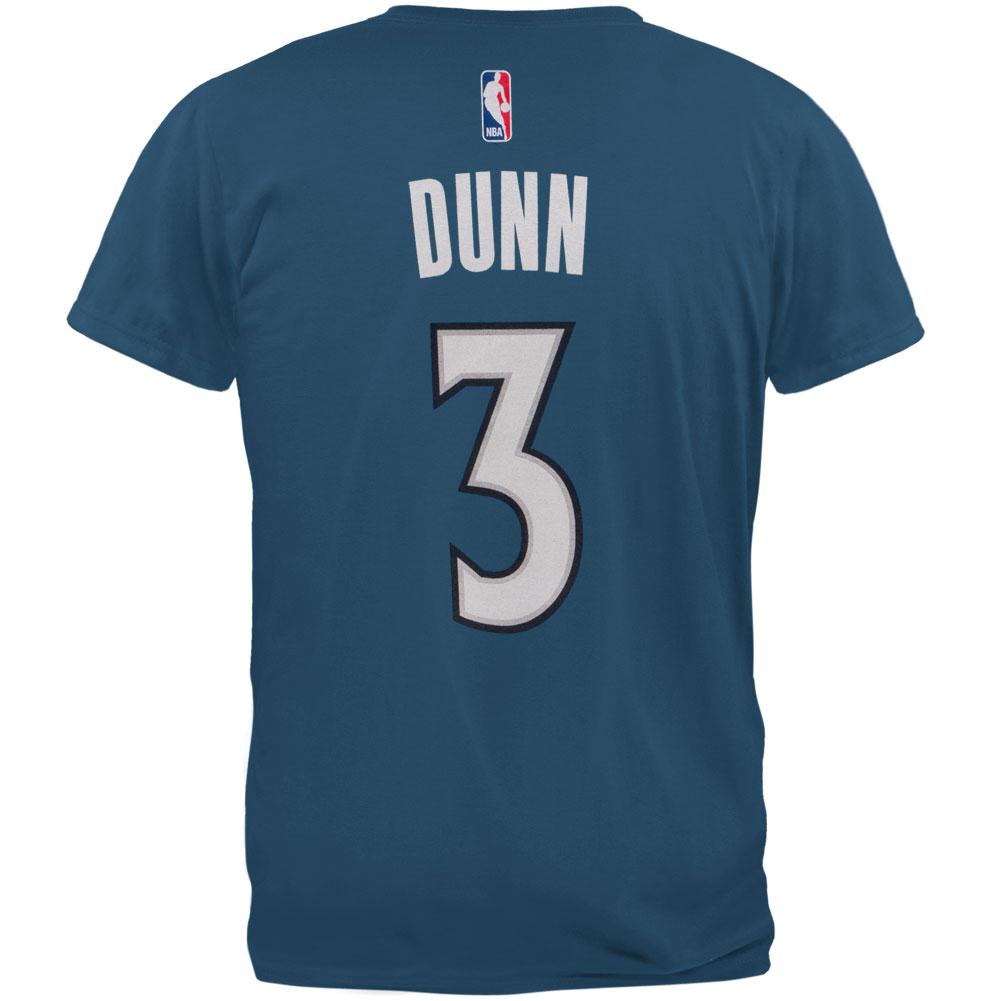 Minnesota Timberwolves - Kris Dunn Name And Number Road Mens T Shirt Men's T-Shirts Minnesota Timberwolves