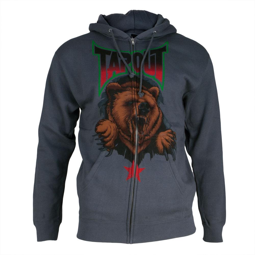 Tapout - Republic Mens Zip Hoodie Men's Hoodies TapouT MD Grey