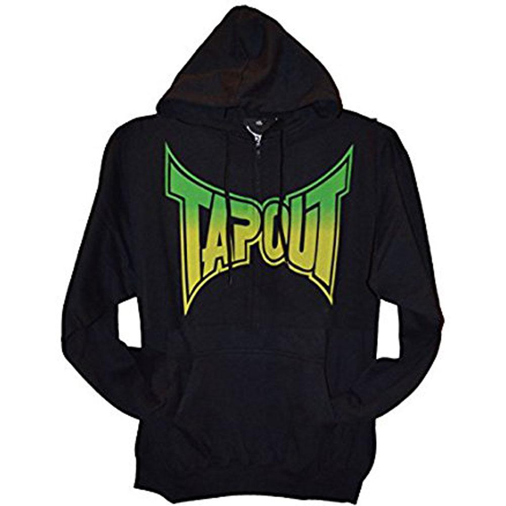 Tapout - Fade Mens Zip Hoodie Men's Hoodies TapouT Black SM