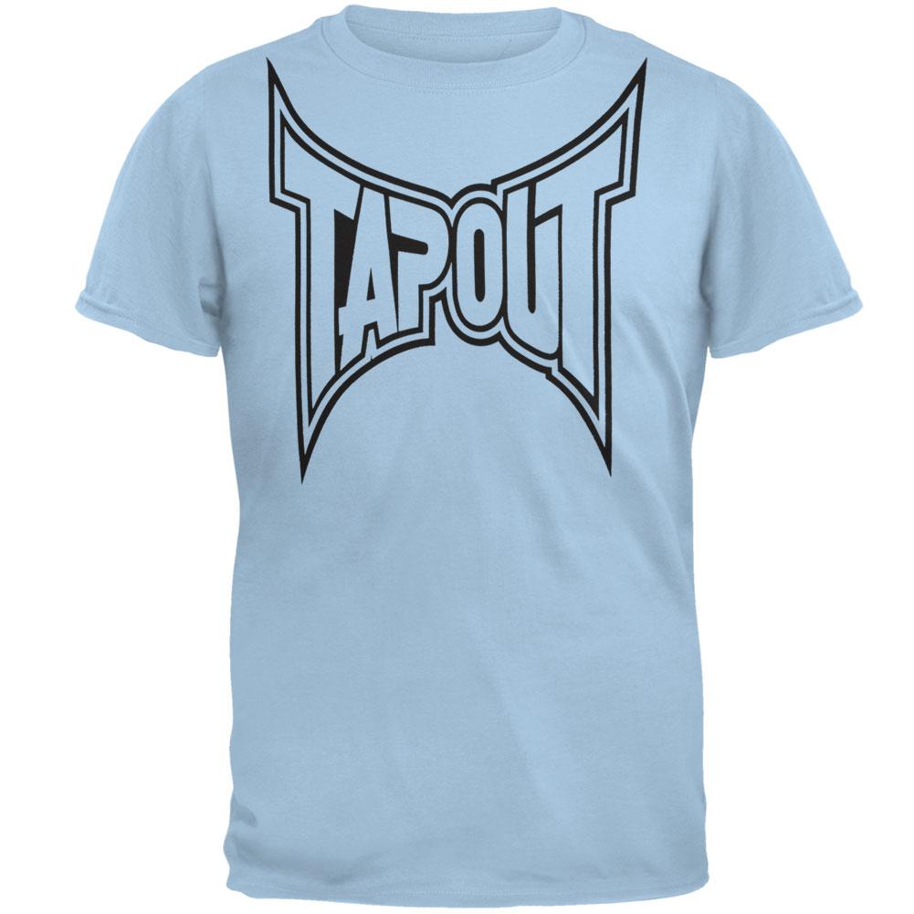 Tapout - Classic Collection Light Blue Mens Soft T Shirt Men's T-Shirts TapouT SM Light Blue