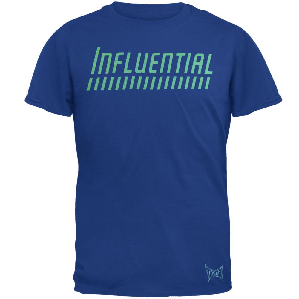 Tapout - Influential Mens Soft T Shirt Men's T-Shirts TapouT SM Blue