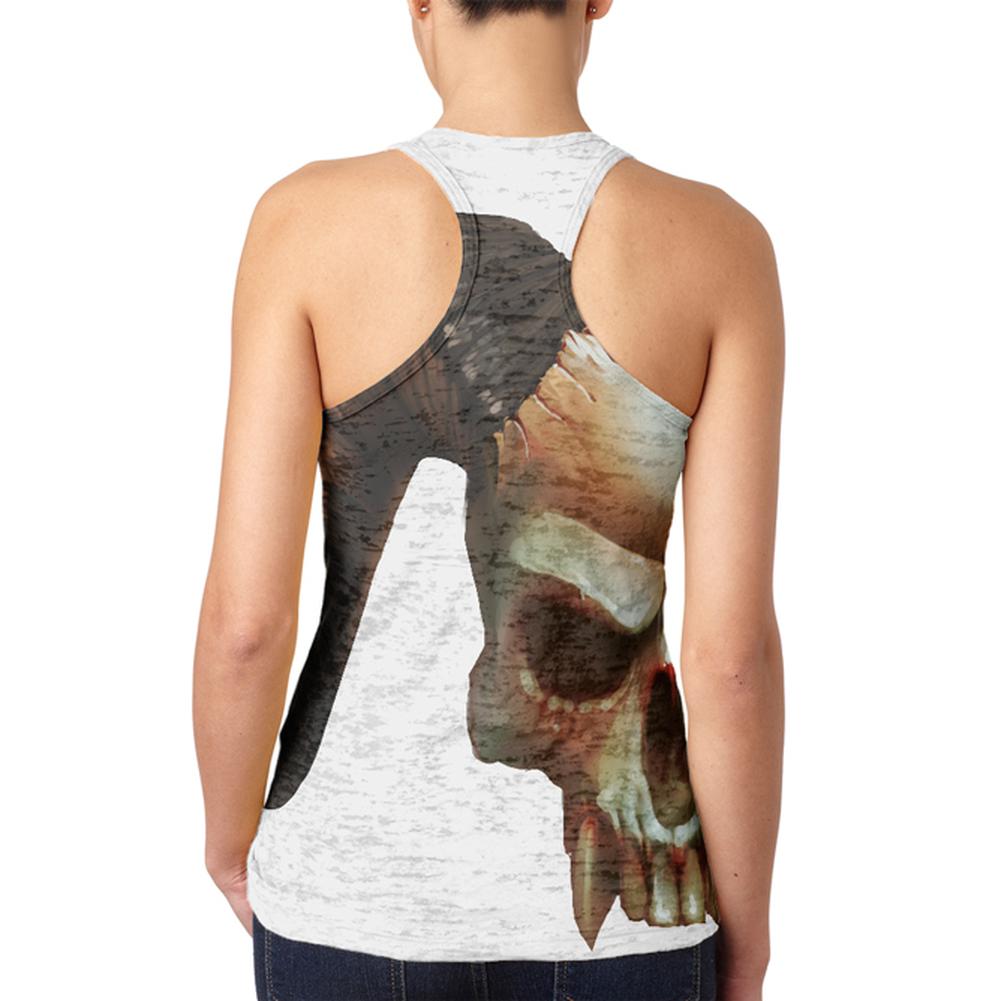 The Demon Inside Juniors Burnout Racerback Tank Top Juniors Tank Tops Old Glory