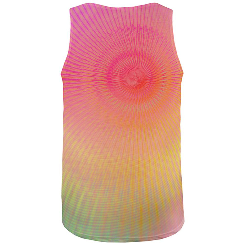 EDM Pastel Unicorn Rainbow Spiral All Over Mens Tank Top Men's Tank Tops Old Glory
