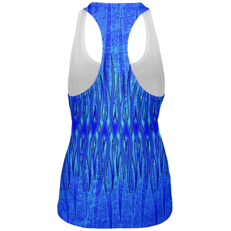 The Eternal Blue Flame All Over Womens Work Out Tank Top Women's Tank Tops Old Glory