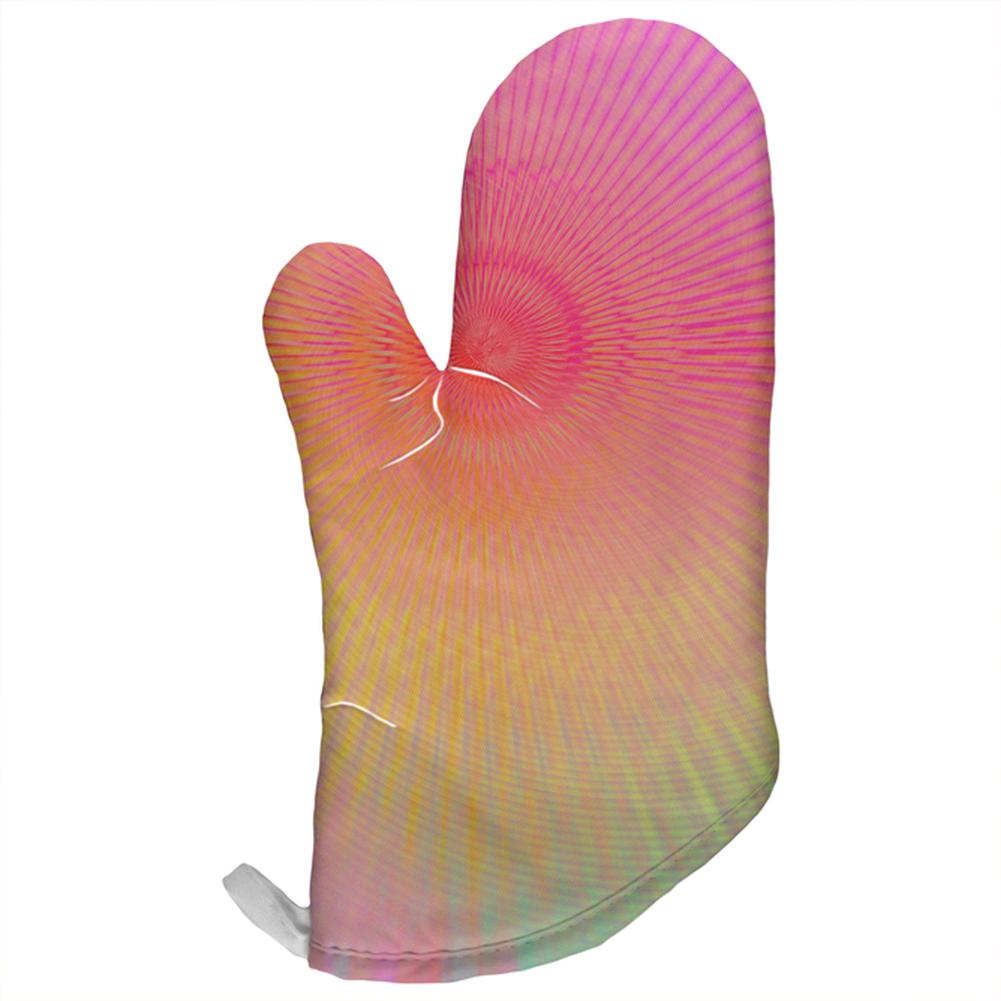 EDM Pastel Unicorn Rainbow Spiral All Over Oven Mitt Oven Mitts Old Glory OS Multi