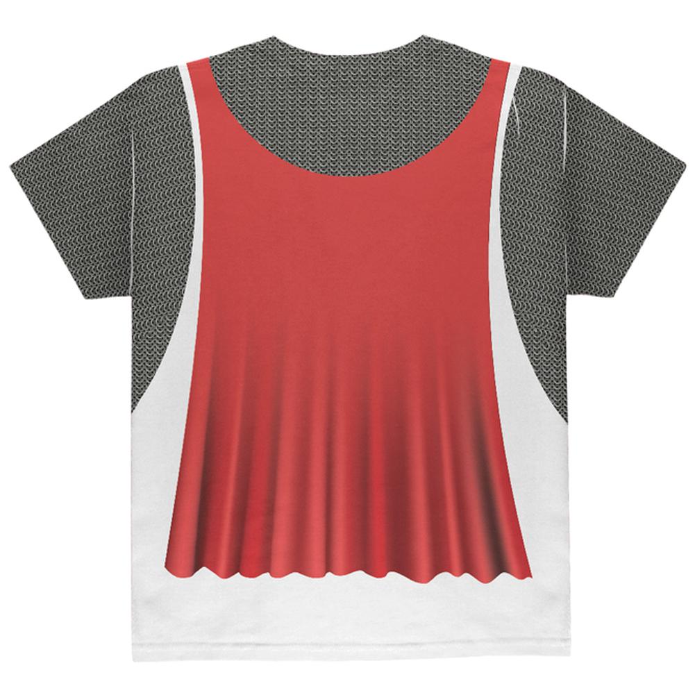 Halloween Knights Templar Armor Costume All Over Youth T Shirt Youth T-Shirts Old Glory