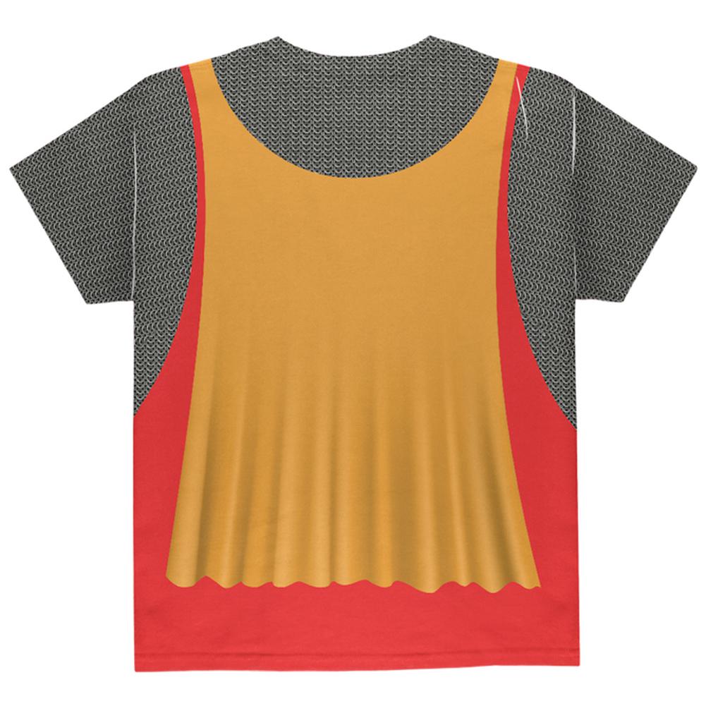 Halloween Knight Fleur-De-Lis Armor Costume All Over Youth T Shirt Youth T-Shirts Old Glory