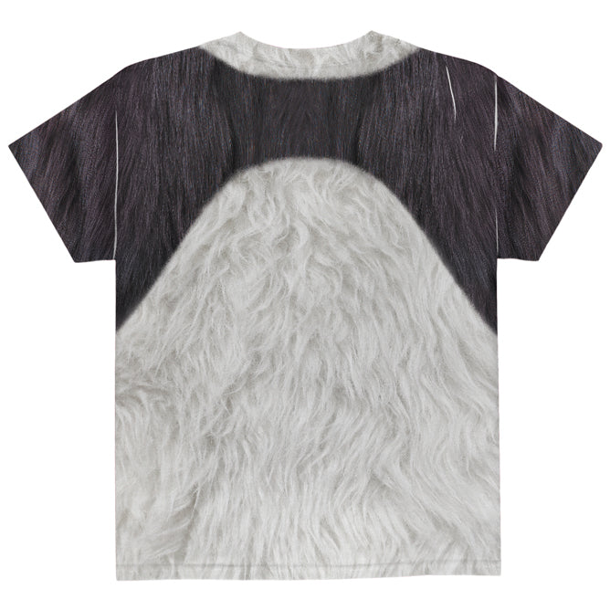 Halloween Costume Panda Bear Costume All Over Youth T Shirt Youth T-Shirts Old Glory