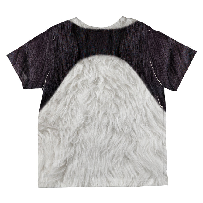 Halloween Costume Panda Bear Costume All Over Toddler T Shirt Toddler T-Shirts Old Glory