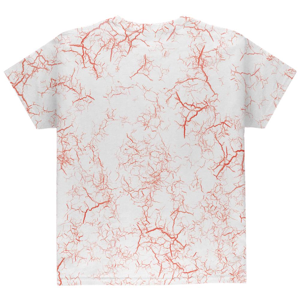 Halloween Rainbow Creepy Eyeball Costume All Over Youth T Shirt Youth T-Shirts Old Glory