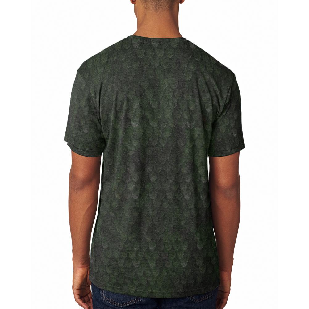 Halloween Wood Elf Scale Mail Armor Costume All Over Mens T Shirt Men's T-Shirts Old Glory