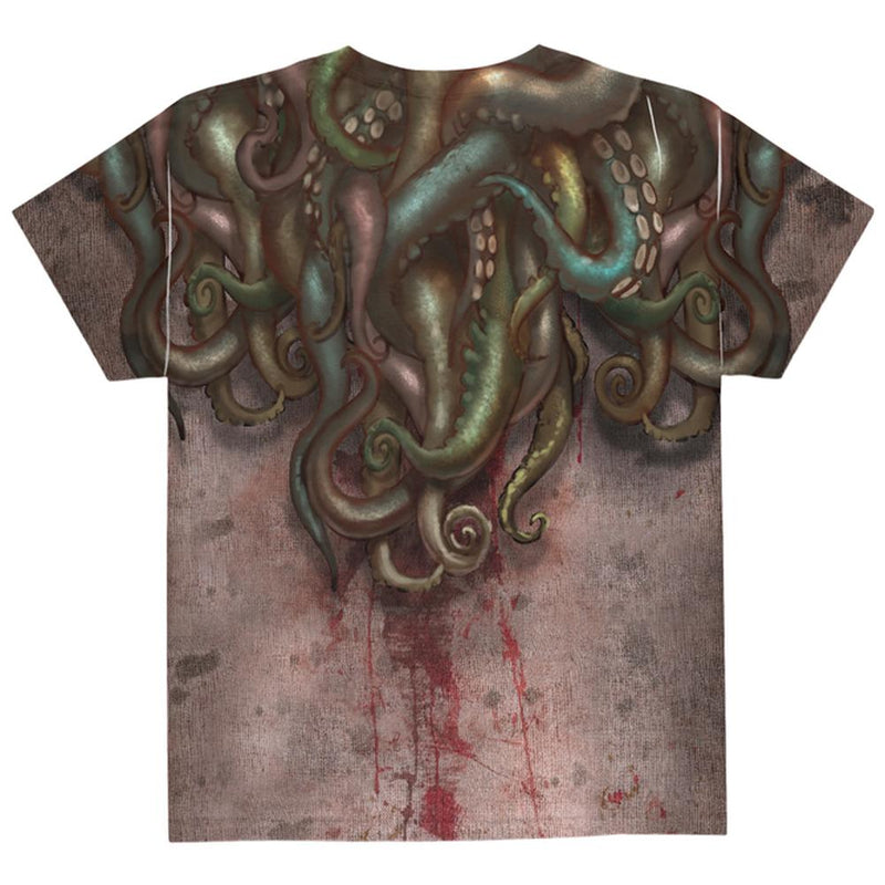 Halloween Costume Cthulhu Greater God Tentacles Costume All Over Youth T Shirt Youth T-Shirts Old Glory