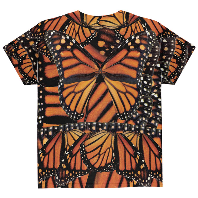 Halloween Costume Monarch Butterfly Costume All Over Youth T Shirt Youth T-Shirts Old Glory