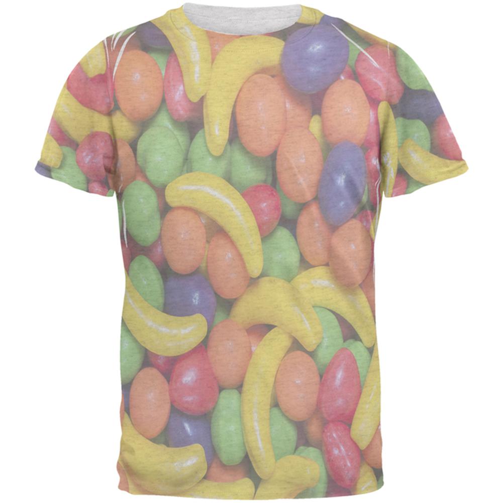 Halloween Fruit Candy Mens T Shirt Men's T-Shirts Old Glory 2XL White