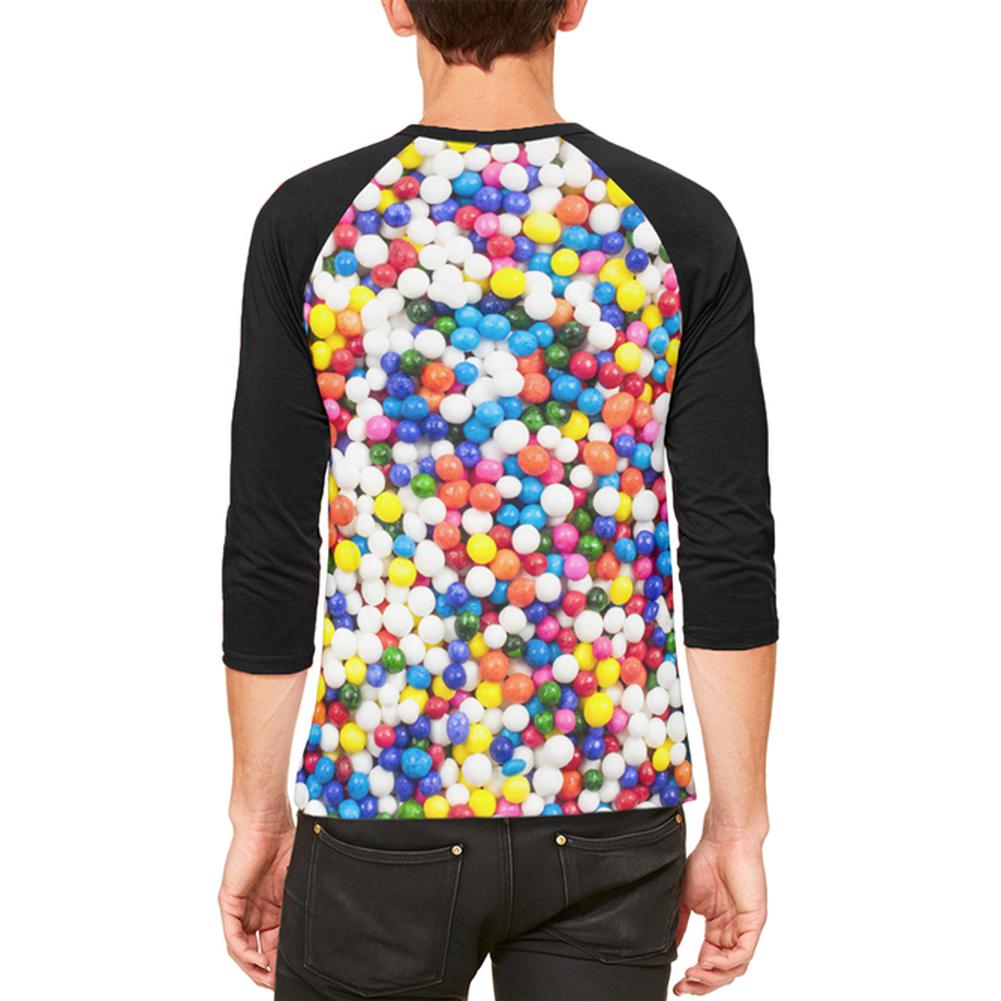 Halloween Sprinkles Mens Raglan T Shirt Men's T-Shirts Old Glory
