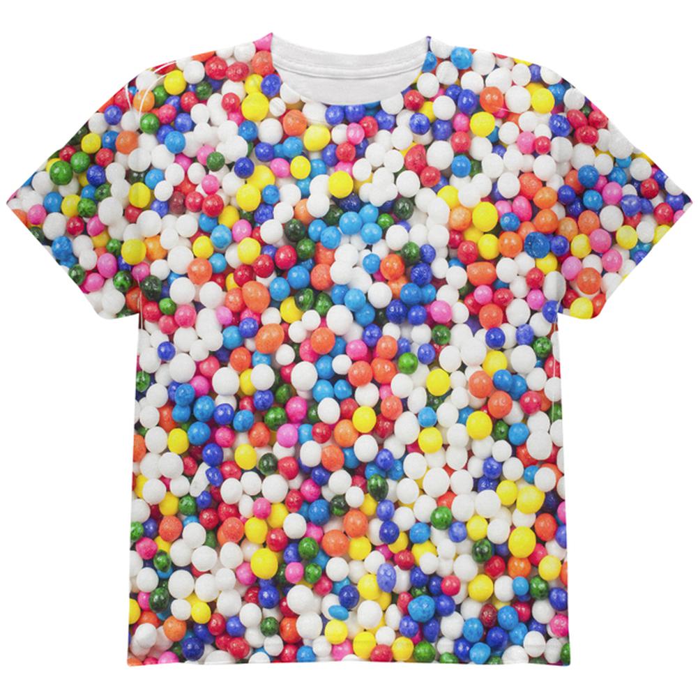 Halloween Sprinkles All Over Youth T Shirt Youth T-Shirts Old Glory LG Multi