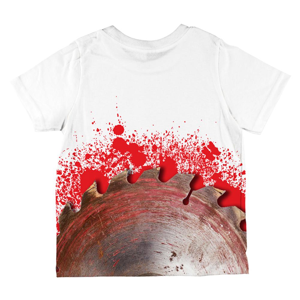 Halloween Bloody Saw Blade Massacre All Over Toddler T Shirt Toddler T-Shirts Old Glory