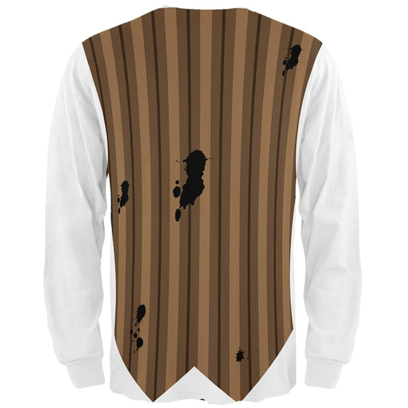 Halloween Costume Steam Punk Engineer Costume All Over Mens Long Sleeve T Shirt Men's Long Sleeves Old Glory
