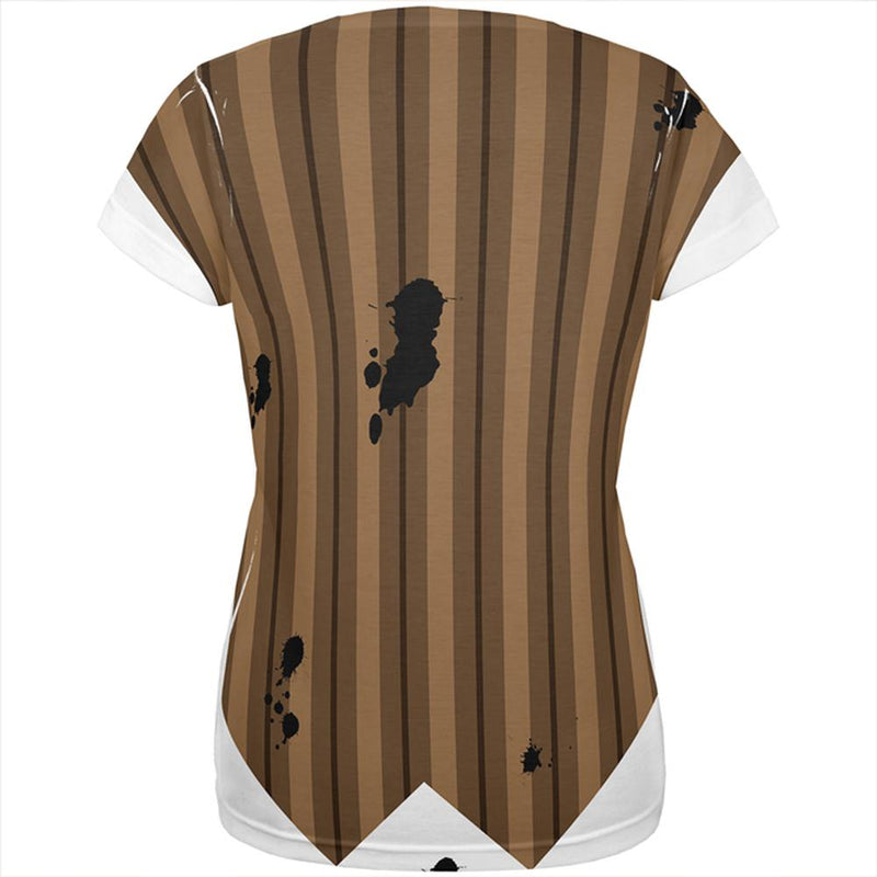 Halloween Costume Steam Punk Engineer Costume All Over Womens T Shirt Women's T-Shirts Old Glory