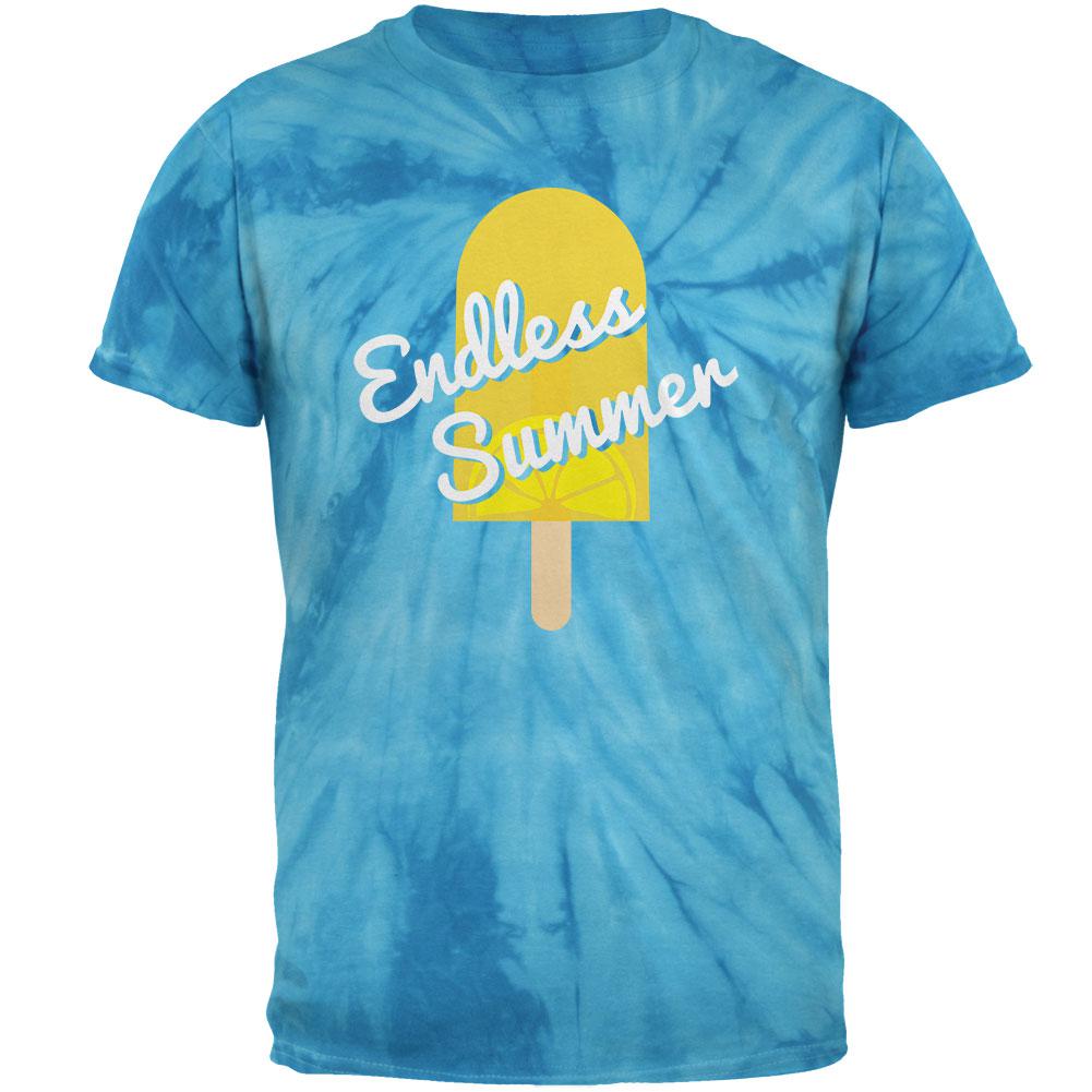 Summer Sun Ice Pop Endless Summer Mens T Shirt Men's T-Shirts Old Glory 2XL Blue