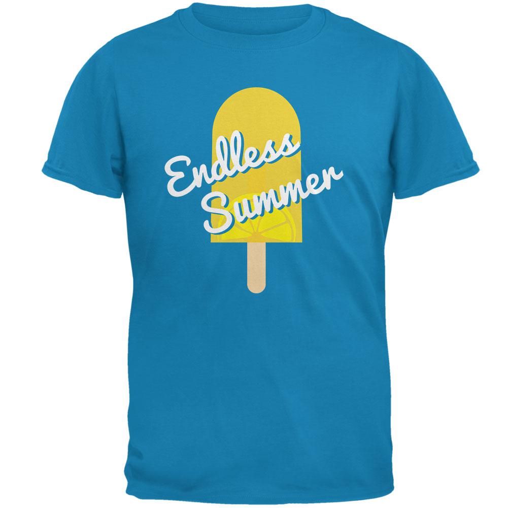 Summer Sun Ice Pop Endless Summer Mens T Shirt Men's T-Shirts Old Glory 2XL Sapphire