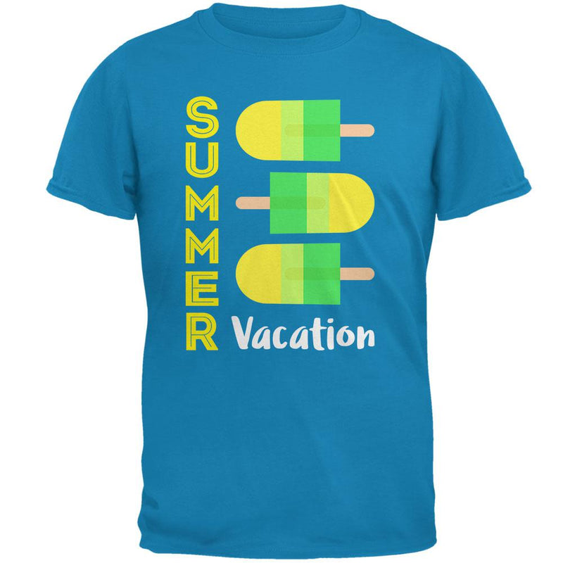 Summer Sun Ice Pop Summer Vacation Mens T Shirt Men's T-Shirts Old Glory 2XL Sapphire