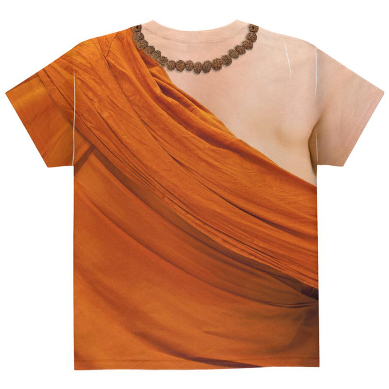 Halloween Costume Buddhist Monk Costume All Over Youth T Shirt Youth T-Shirts Old Glory