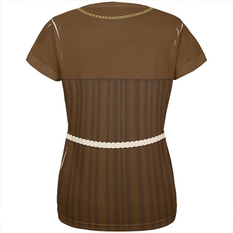 Halloween Costume Edwardian Monk Costume All Over Womens T Shirt Women's T-Shirts Old Glory