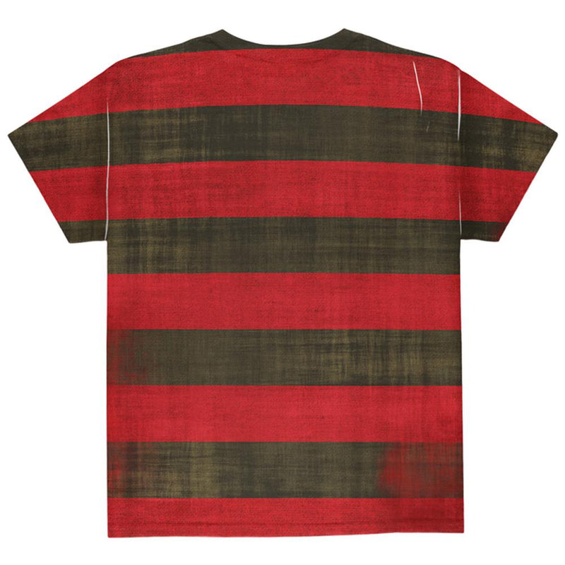 Halloween Striped and Bloody Nightmare Sweater All Over Youth T Shirt Youth T-Shirts Old Glory