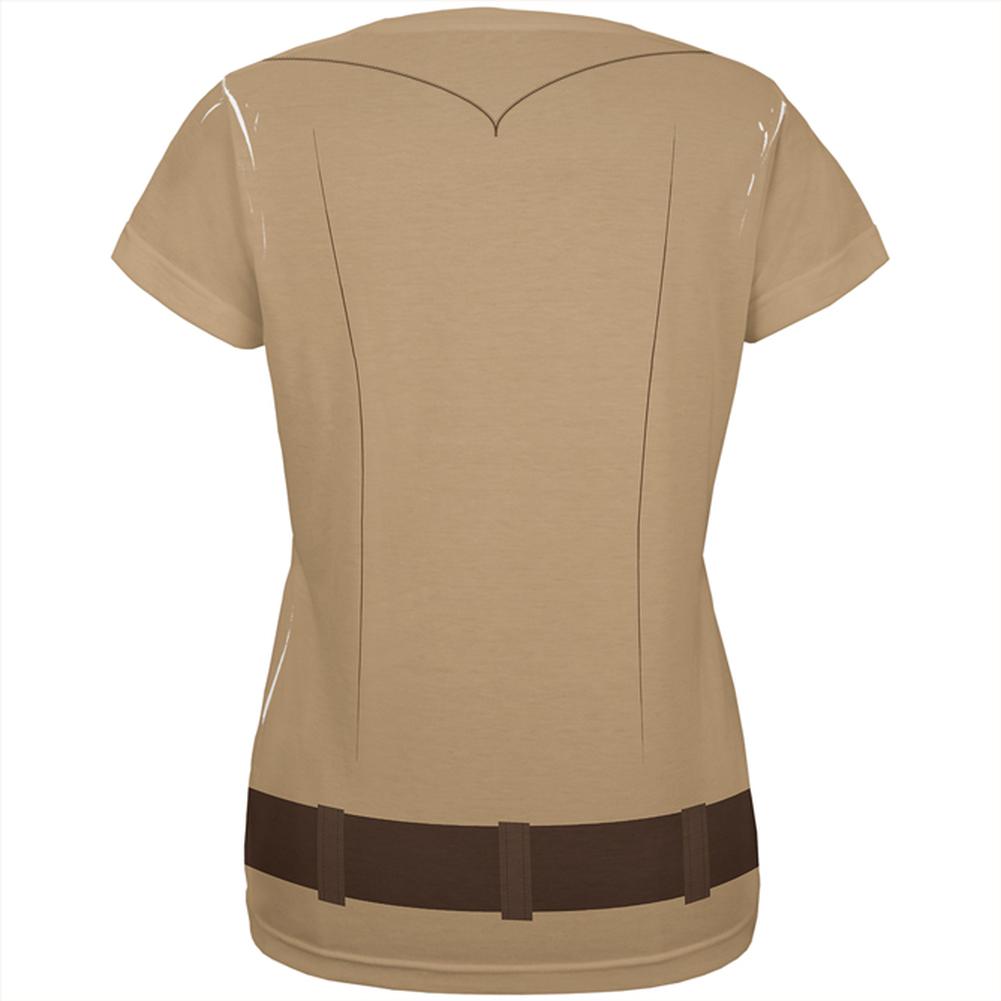 Halloween Costume Sheriff Costume All Over Womens T Shirt Women's T-Shirts Old Glory