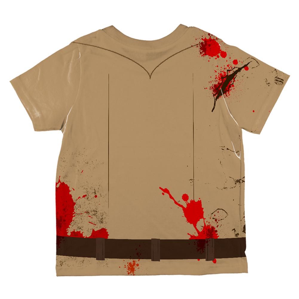 Halloween Costume Zombie Grime Sheriff Walker All Over Toddler T Shirt Toddler T-Shirts Old Glory
