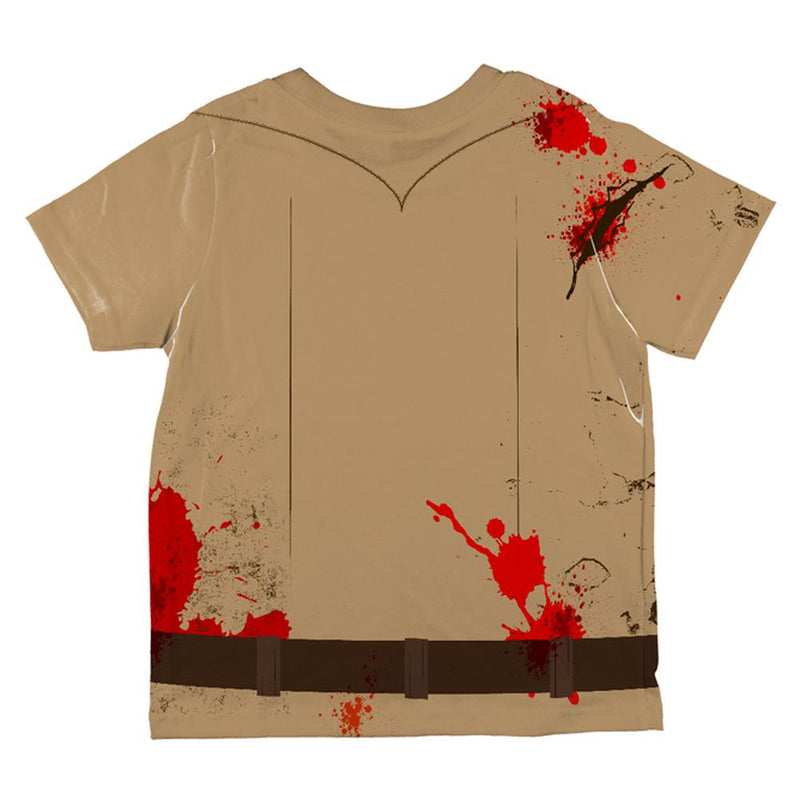 Halloween Costume Zombie Grime Sheriff Walker All Over Toddler T Shirt Toddler T-Shirts Old Glory
