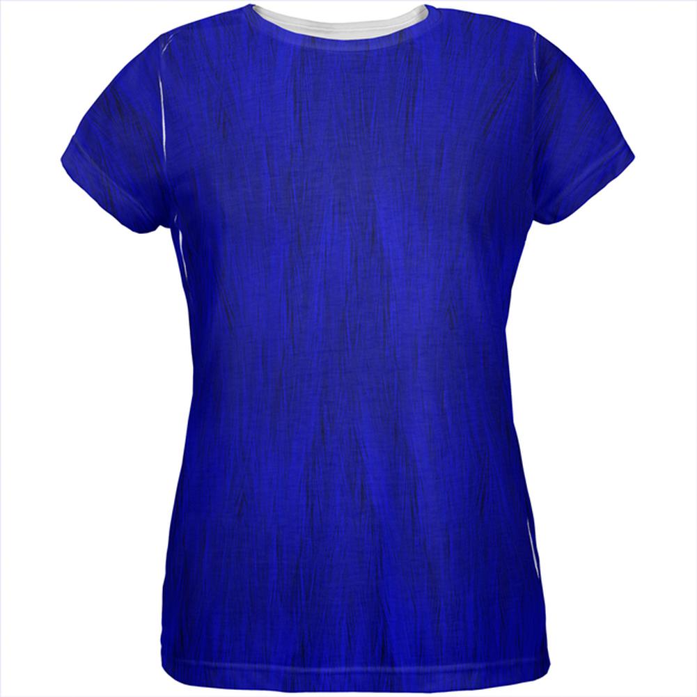 Halloween Costume Peacock Feathers Costume All Over Womens T Shirt Women's T-Shirts Old Glory LG Multi