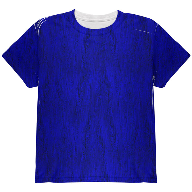 Halloween Costume Peacock All Over Youth T Shirt Costume Youth T-Shirts Old Glory YLG Multi