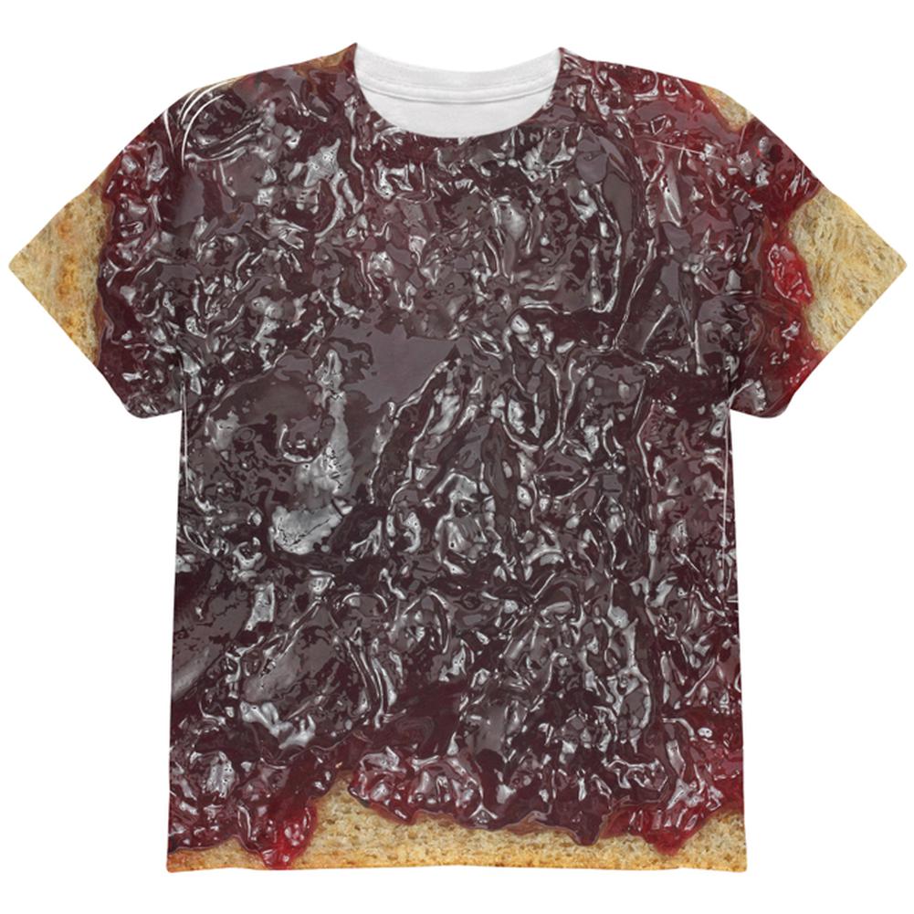 Halloween Jelly PB Costume All Over Youth T Shirt Youth T-Shirts Old Glory LG Multi