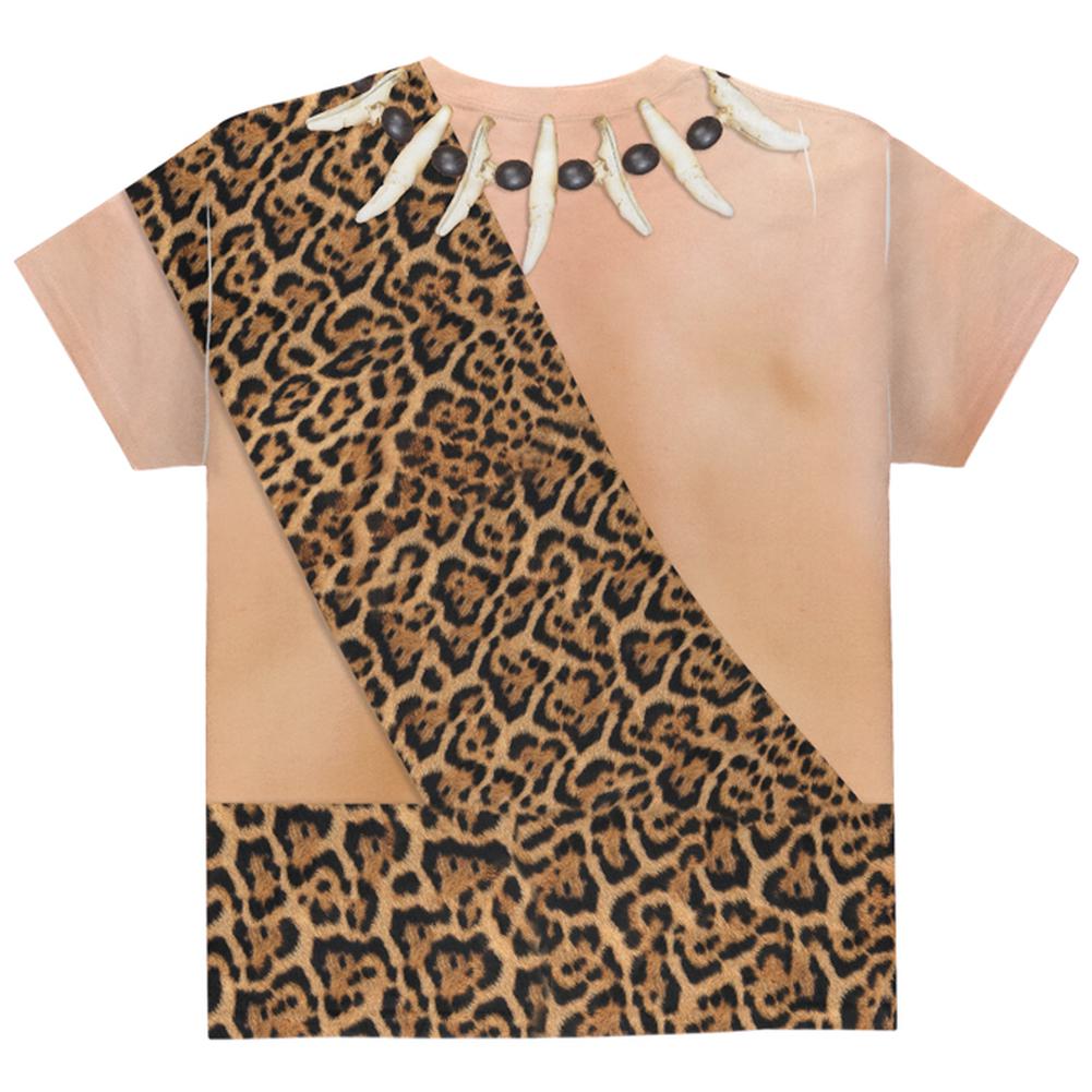 Halloween Costume Caveman Costume FB All Over Youth T Shirt Youth T-Shirts Old Glory