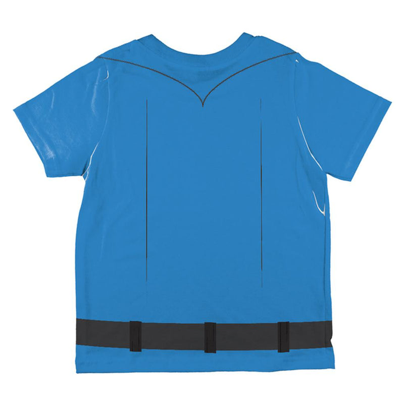 Halloween Costume Patrol Blue Police Officer Costume All Over Toddler T Shirt Toddler T-Shirts Old Glory