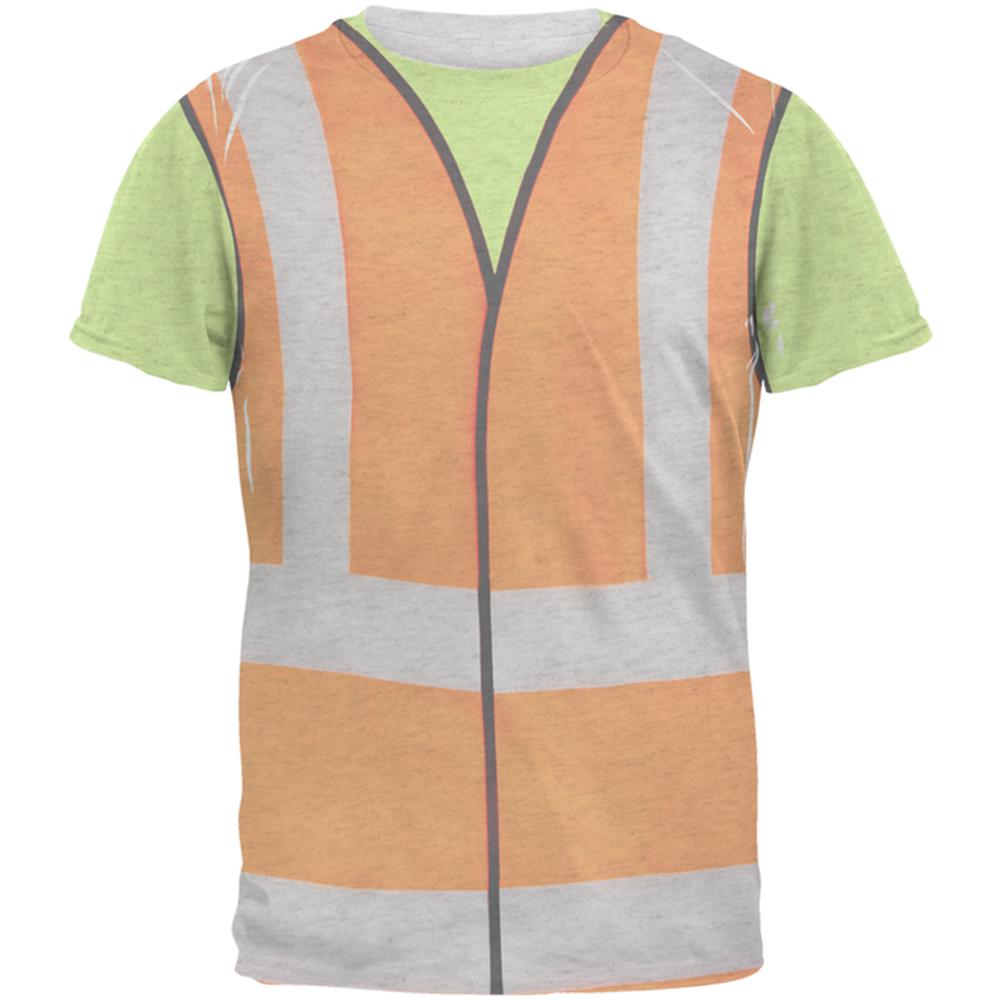 Halloween Costume Road Worker Construction Vest Costume Mens T Shirt Men's T-Shirts Old Glory 2XL White