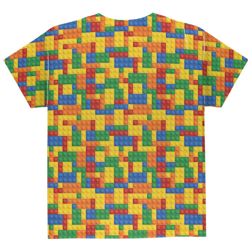 Halloween Building Blocks Costume All Over Youth T Shirt Youth T-Shirts Old Glory