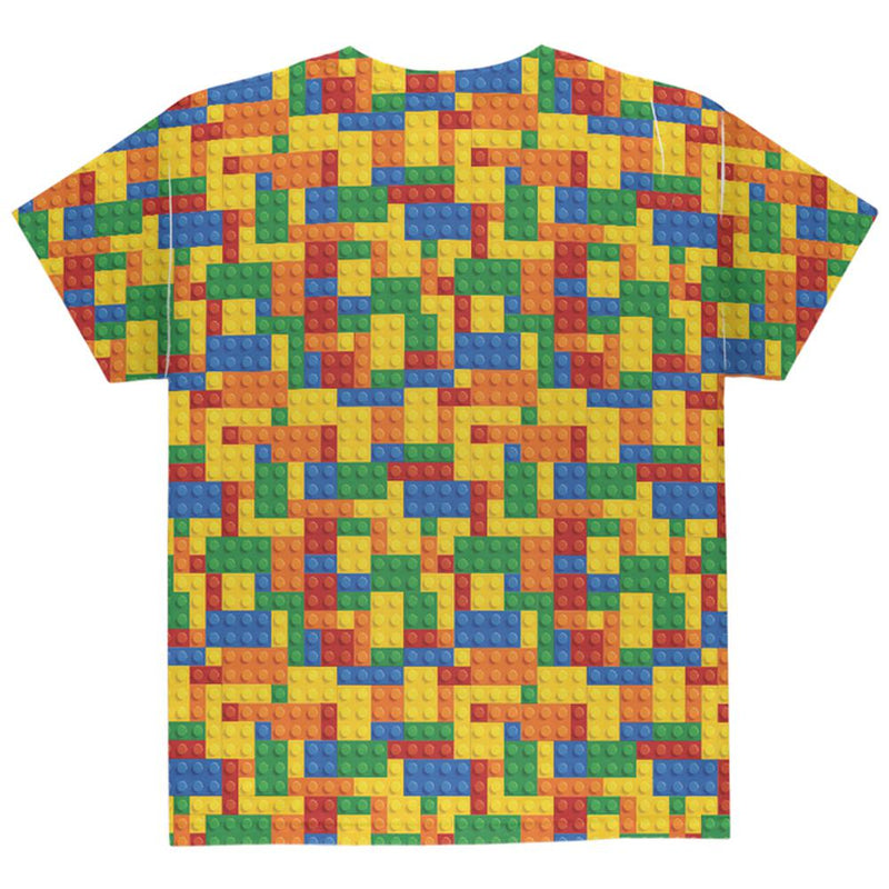 Halloween Building Blocks Costume All Over Youth T Shirt Youth T-Shirts Old Glory