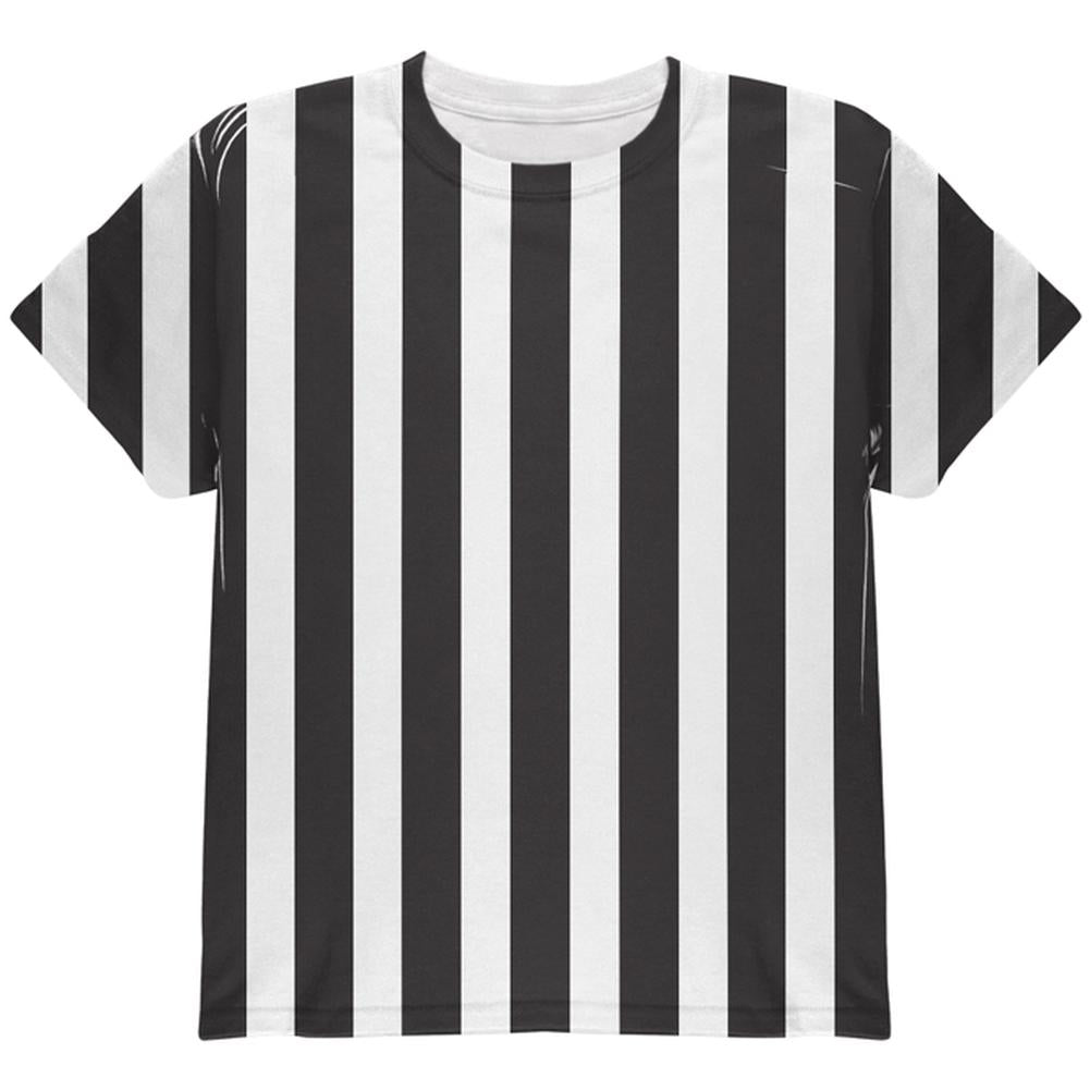 Halloween Referee Costume All Over Youth T Shirt Youth T-Shirts Old Glory LG Multi