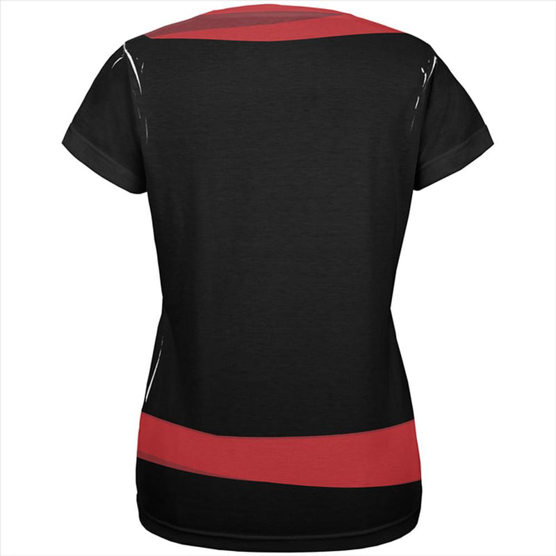 Halloween Costume Evil Shadow Ninja Costume All Over Womens T Shirt Women's T-Shirts Old Glory
