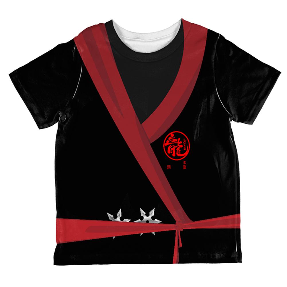 Halloween Costume Evil Shadow Ninja Costume All Over Toddler T Shirt Toddler T-Shirts Old Glory 2T Multi