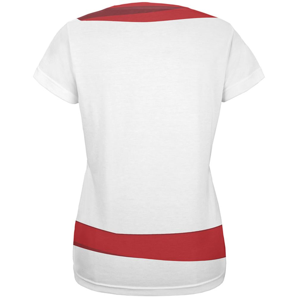 Halloween Costume White Shadow Ninja Costume All Over Womens T Shirt Women's T-Shirts Old Glory