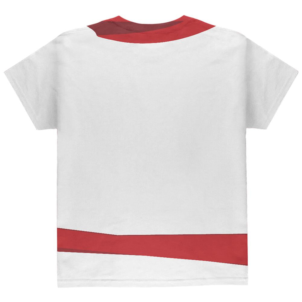 Halloween Costume White Shadow Ninja Costume All Over Youth T Shirt Youth T-Shirts Old Glory