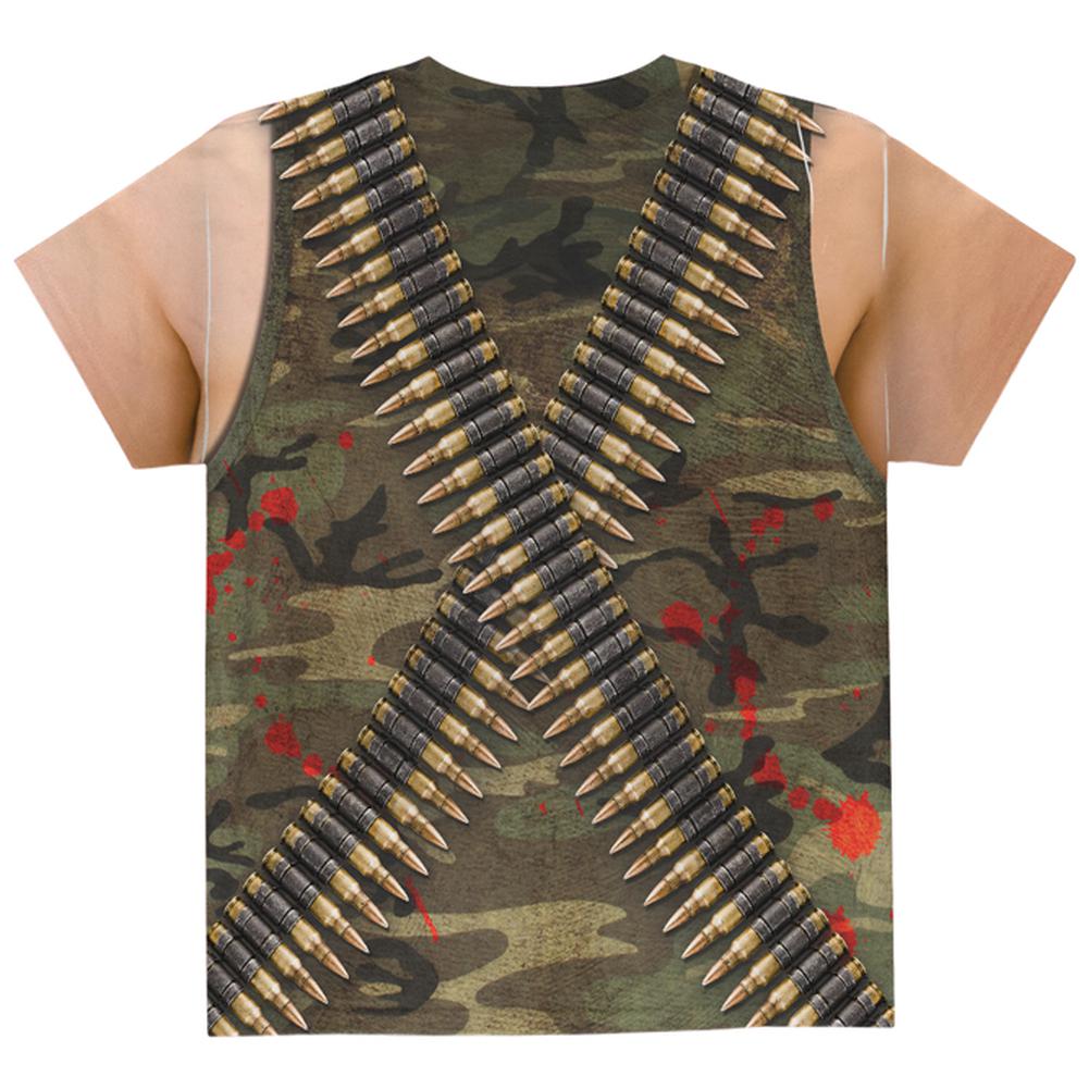 Halloween Costume Commando Ranger Costume All Over Youth T Shirt Youth T-Shirts Old Glory