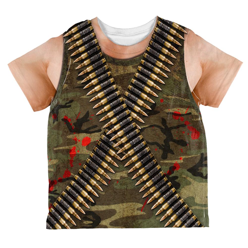 Halloween Costume Commando Ranger Costume All Over Toddler T Shirt Toddler T-Shirts Old Glory 2T Multi
